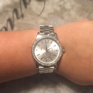 Silver watch
